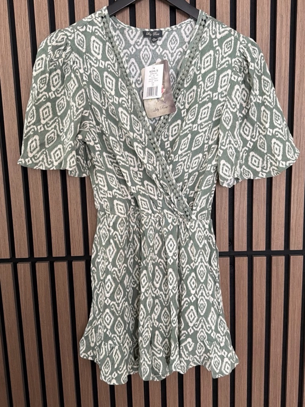 Green Romper Short
